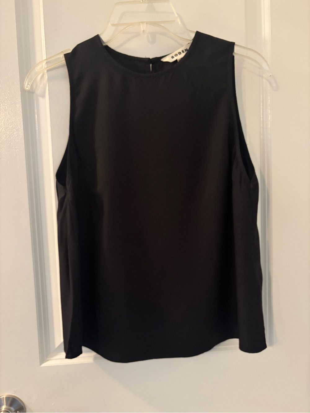 Boden Black Sleeveless Camisole Silk Shell Top